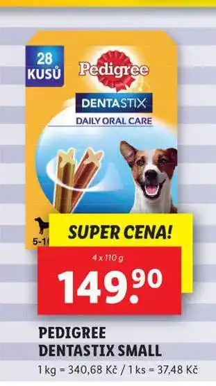 Pedigree dentastix pochoutka pro psy