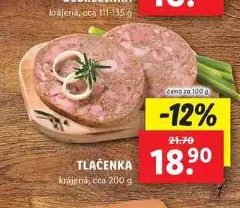 Lidl Tlačenka nabídka