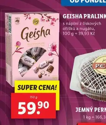Lidl Geisha pralinky nabídka