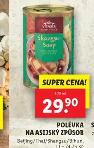 Lidl Polévka na asijský způsob nabídka