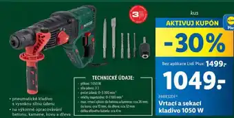 Lidl Vrtací a sekací kladivo nabídka