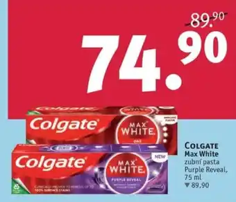 Rossmann COLGATE Max White nabídka