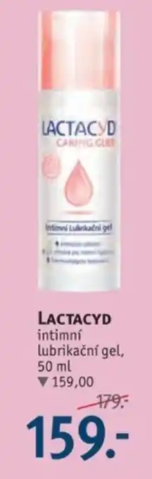 Rossmann LACTACYD intimní lubrikační gel nabídka