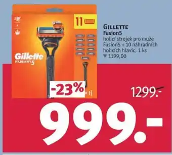 Rossmann GILLETTE Fusion5 nabídka