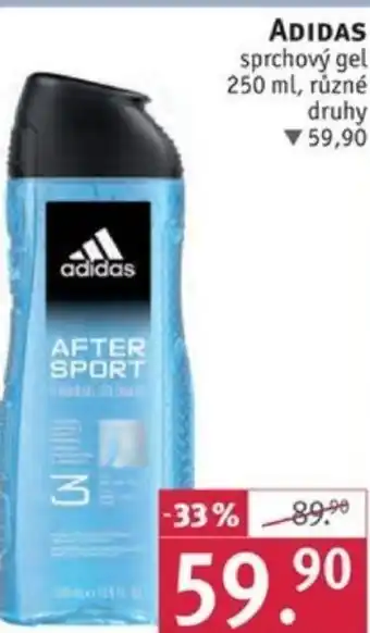 Rossmann ADIDAS sprchový gel nabídka