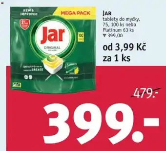 Rossmann Jar tablety do myčky, 75, 100 ks nebo Platinum 63 ks nabídka