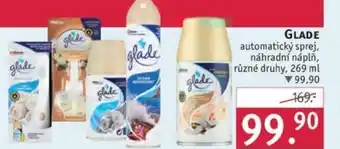 Rossmann GLADE automatický sprej, náhradní náplň nabídka