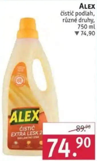 Rossmann ALEX čistič podlah nabídka