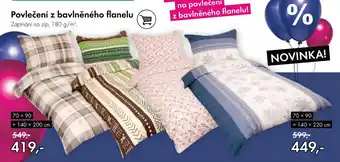 Vesna Povlečení z bavlněného flanelu nabídka