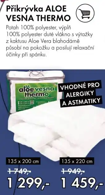 Vesna Přikrývka ALOE VESNA THERMO nabídka