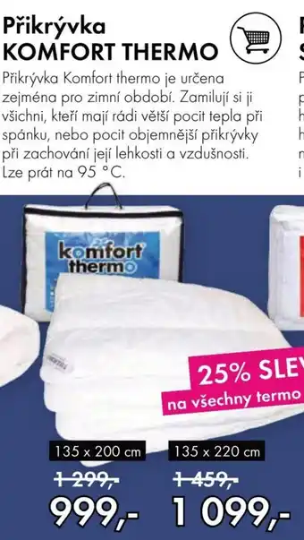 Vesna Přikrývka KOMFORT THERMO nabídka