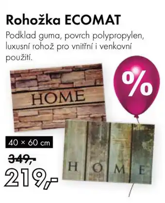 Vesna Rohožka ECOMAT nabídka