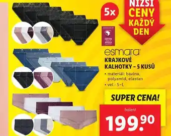 Lidl Kalhotky nabídka