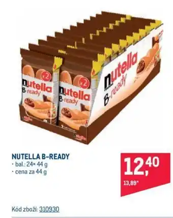 Makro NUTELLA B-READY nabídka