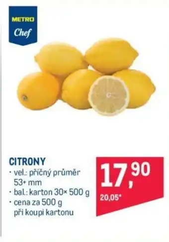 Makro CITRONY nabídka