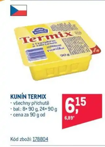 Makro KUNÍN TERMIX nabídka