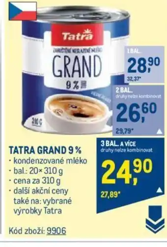 Makro TATRA GRAND 9% nabídka