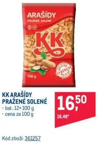 Makro KK ARAŠÍDY PRAŽENÉ SOLENÉ nabídka