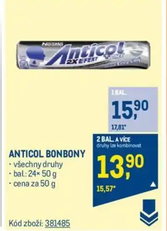 Makro ANTICOL BONBONY nabídka