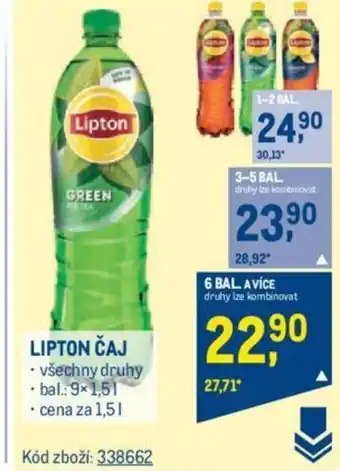 Makro LIPTON ČAJ nabídka