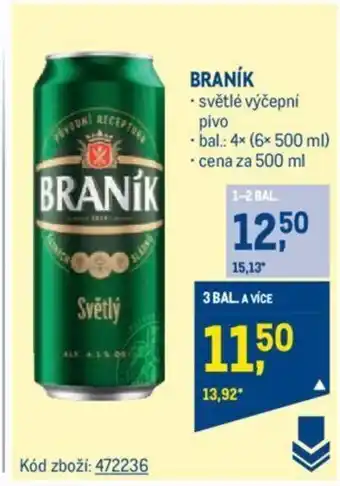 Makro BRANÍK nabídka