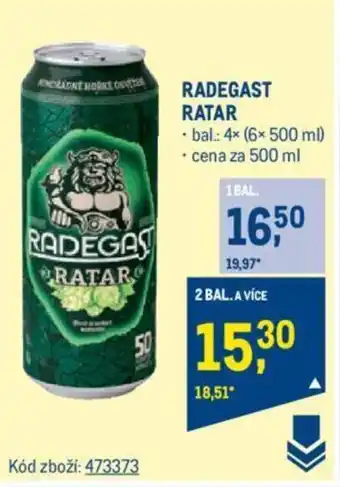 Makro RADEGAST RATAR nabídka