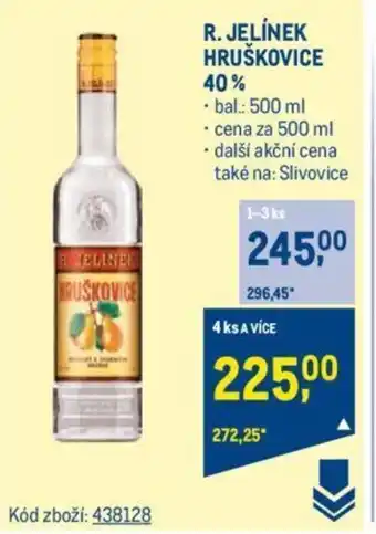 Makro R. JELÍNEK HRUŠKOVICE 40% nabídka