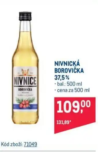 Makro NIVNICKÁ BOROVIČKA 37,5% nabídka