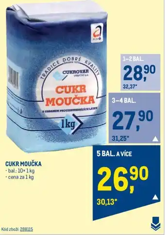 Makro CUKR MOUČKA nabídka