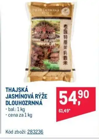 Makro THAJSKA JASMINOVA RYZE DLOUHOZRNNÁ nabídka