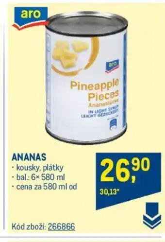 Makro ANANAS nabídka
