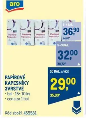 Makro PAPÍROVÉ KAPESNIKY 3VRSTVÉ nabídka