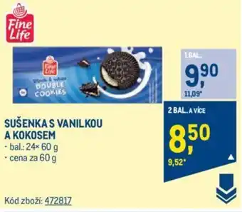 Makro SUŠENKA S VANILKOU A KOKOSEM nabídka