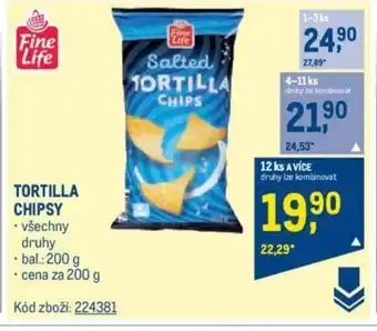 Makro TORTILLA CHIPSY nabídka