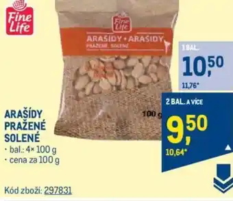 Makro ARAŠÍDY PRAŽENÉ SOLENÉ nabídka