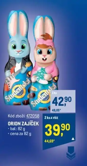 Makro ORION ZAJÍČEK nabídka
