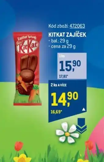 Makro KITKAT ZAJÍČEK nabídka