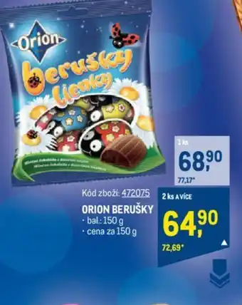 Makro ORION BERUŠKY nabídka