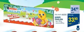 Makro KINDER ČOKOLÁDA nabídka