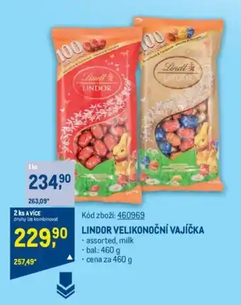 LINDOR VELIKONOČNÍ VAJÍČKA