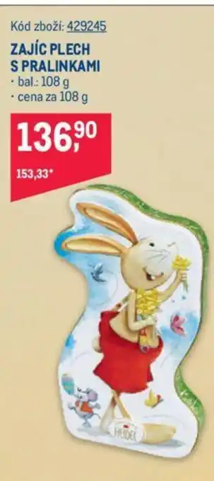 Makro ZAJIC PLECH S PRALINKAMI nabídka