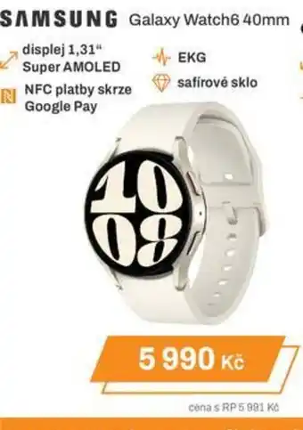 Expert SAMSUNG Galaxy Watch6 40mm nabídka