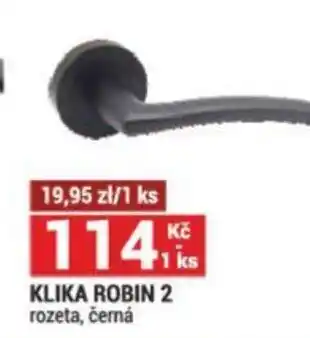 Merkury Market KLIKA ROBIN 2 rozeta, černá nabídka