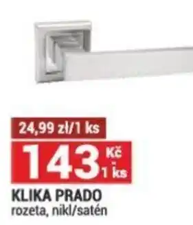 Merkury Market KLIKA PRADO rozeta, nikl/satén nabídka