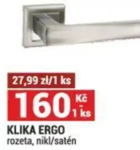 Merkury Market KLIKA ERGO rozeta, nikl/satén nabídka