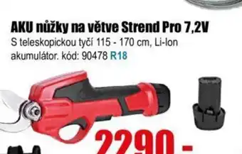 EVA AKU nůžky na větve Strend Pro 7,2V nabídka