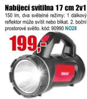 EVA Nabíjecí svítilna 17 cm 2v1 nabídka