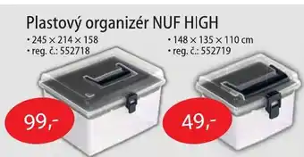 Plastový organizér NUF HIGH