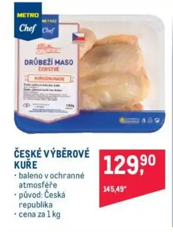 Makro ČESKÉ VÝBĚROVÉ KUŘE nabídka
