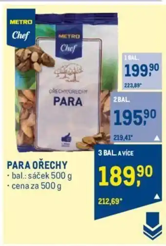 Makro PARA OŘECHY nabídka